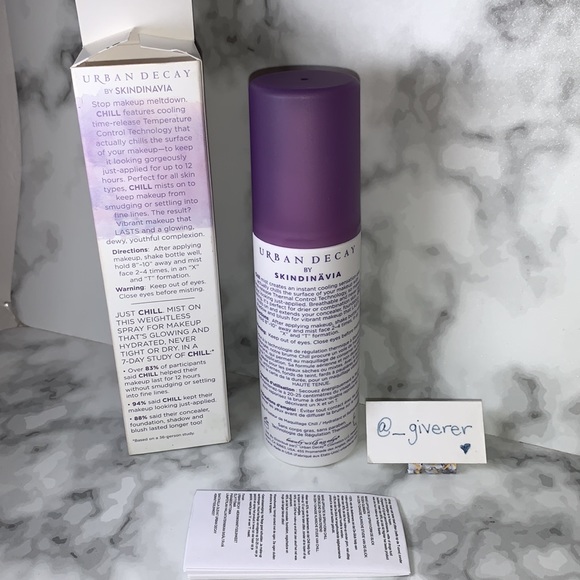 NIB CHILL Urban Decay Setting Spray - Picture 4 of 10